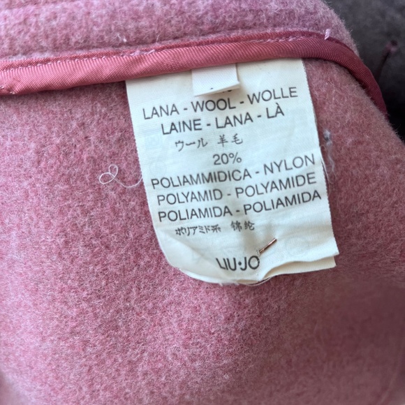 LIU JO single-breasted wool coat size 6 - Picture 4 of 13